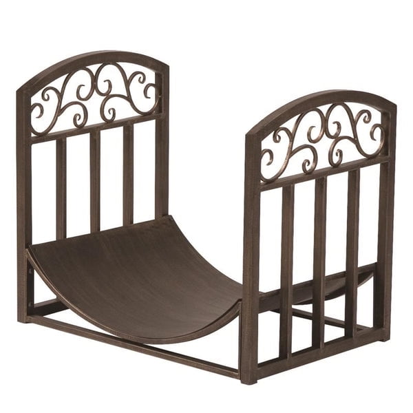 Panacea Products 4867289 Black Powder Coated Steel Log Rack Panacea Products 4867289 Black Powder Coated Steel Log Rack