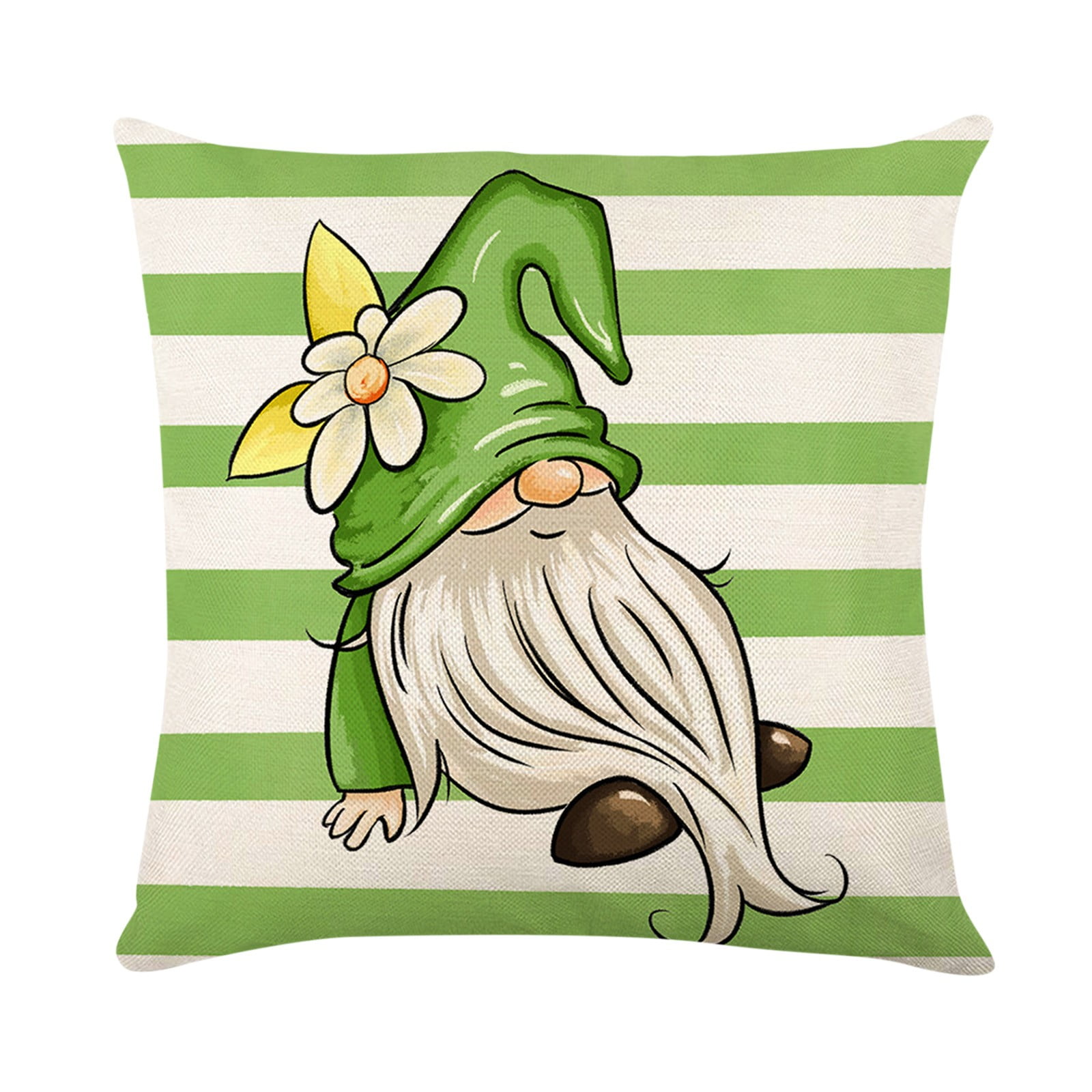 1 PC Pillow Covers Farmhouse Pillow Covers 18x18 Hello Spring Flower