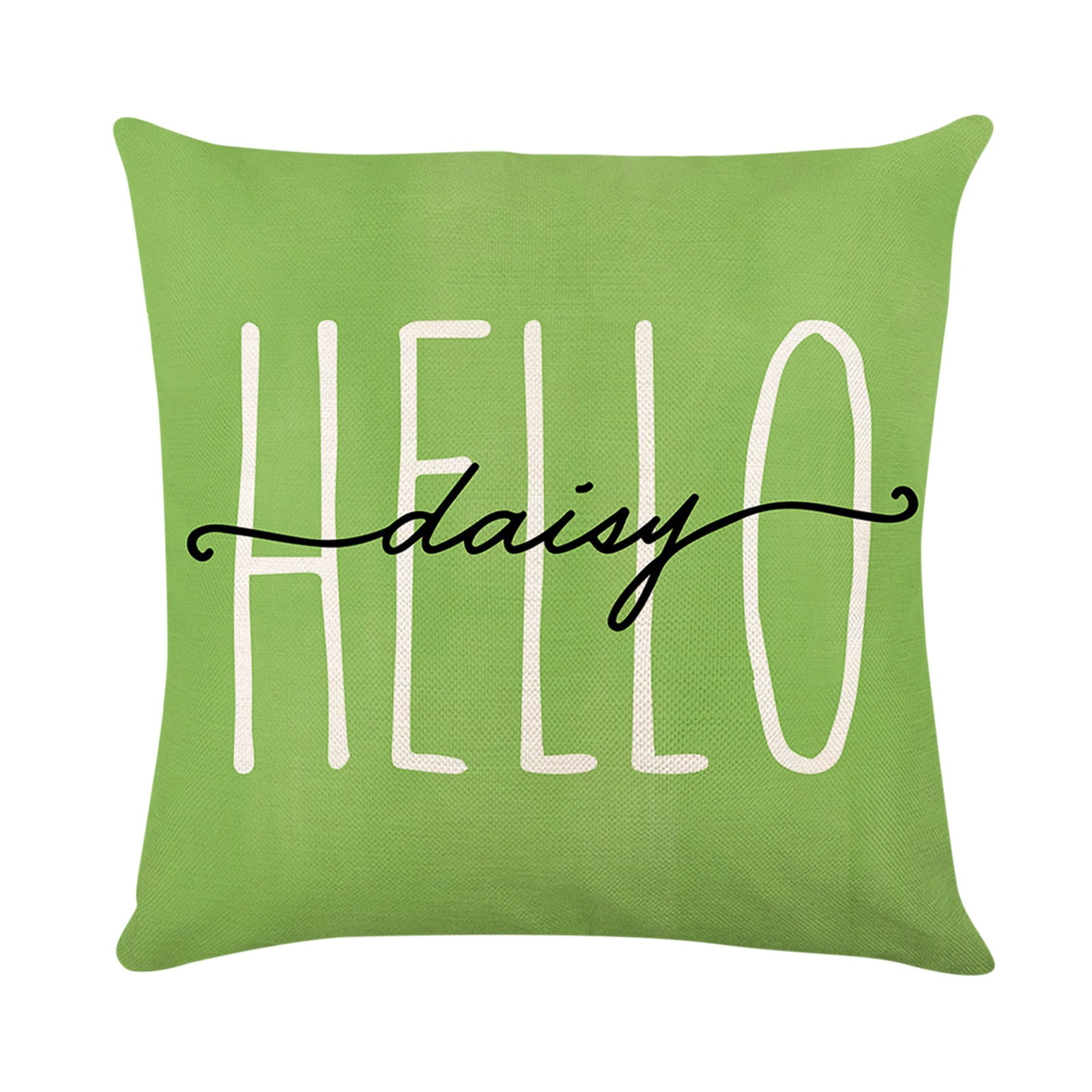 1 PC Pillow Covers Farmhouse Pillow Covers 18x18 Hello Spring Flower