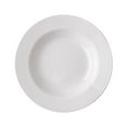 thumbnail image 1 of 1-PC Pure White Euro Design ABS Restaurant Dinner Plates: 8.74" Heat-Resistant Dishwasher Safe Pasta Steak Plate Set for Hotel Tableware, 1 of 3
