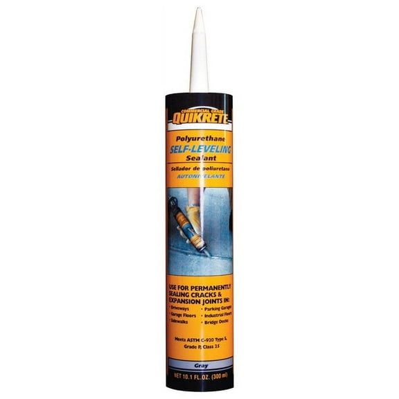 1 PC Quikrete Polyurethane Self Leveling Concrete Crack Sealants, 10.1 oz.