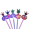 thumbnail image 1 of 1 PC Random Style Rainbow Twirler Stick Party Wand Rave Toy for Festivals, 1 of 8