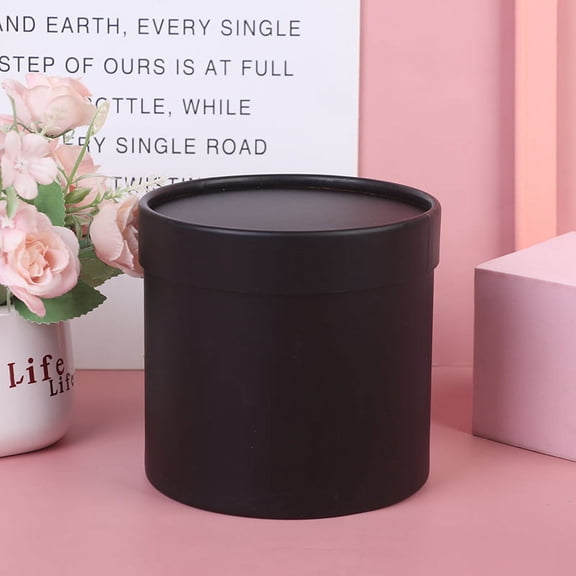 1 PC Round Flower Paper Boxes Hold The Bucket Gift Packaging Box Party Gift Box