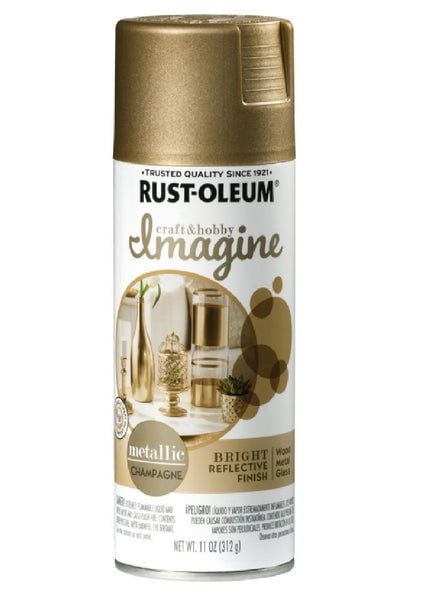 1 PC,Rust-Oleum 354080 Metallic Spray Paint, Champagne