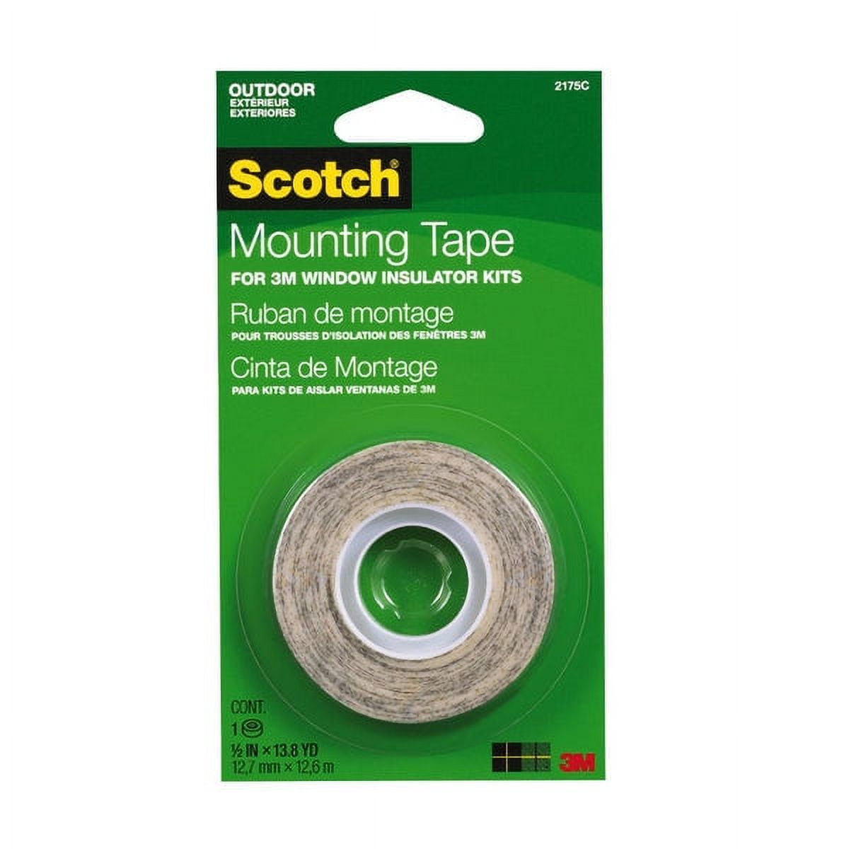 1 PCScotch 2175 Outdoor Window Film Mounting Tape, 1/2" x 500
