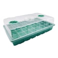 thumbnail image 1 of 1 PC Seed Starter Tray Kits, Durable Plant Germination Trays with Humidity Vented Domes and Bases, Ideal for Seed Starting, Indoor Gardening, and Greenhouse,Black, 1 of 7