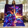 1 PC Shooting Brawl stars games blanket, Lightweight Flannel Throw for