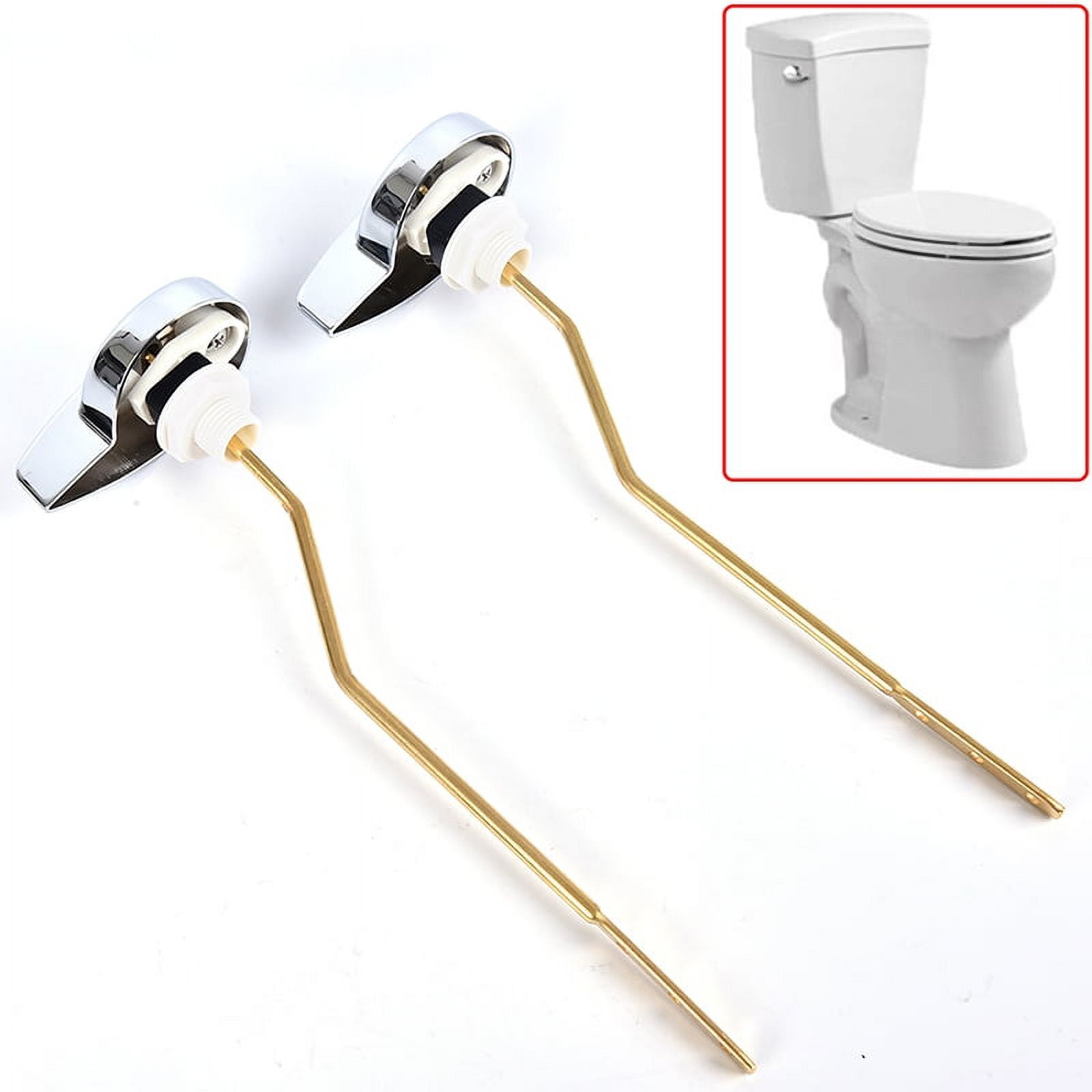1 PC Side Mount Toilet Flush Lever Handle For Angle Fitting Toilet Tank ...