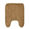 thumbnail image 1 of 1 PC Slow U-shaped Memory Cotton Floor Mat Bathroom Floor Mat Toilet Floor Mat(15.7"×23.6",Khaki), 1 of 2