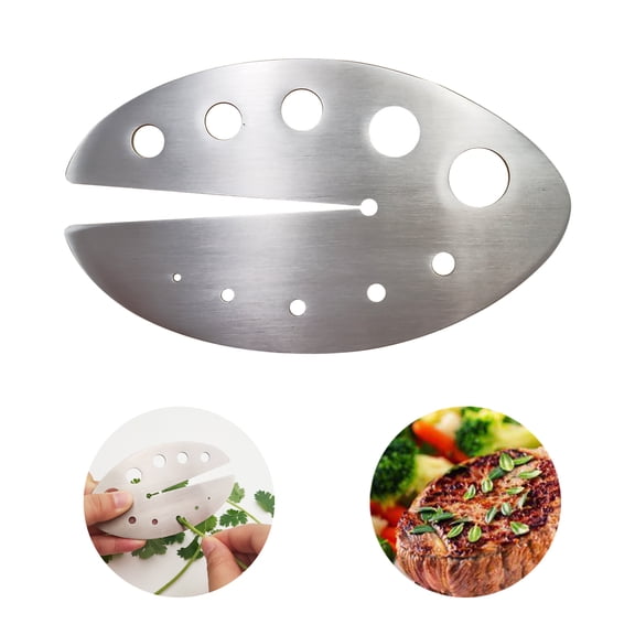 1 PC Stainless Steel Herb Stripper – Leaf Stripper Tool for Kale, Collards, Greens, Herbs & More – Unique Kitchen Gadget for Quick Leaf Removal – Easy to Use, Clean, & Store