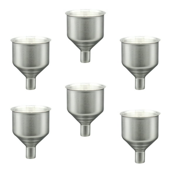 1 PC Stainless Steel Wide Mouth Funnels Dishwasher Safe Flask Wine Pot Flagon Funnel for Transferring of Liquid Dry Ingredients and Powder