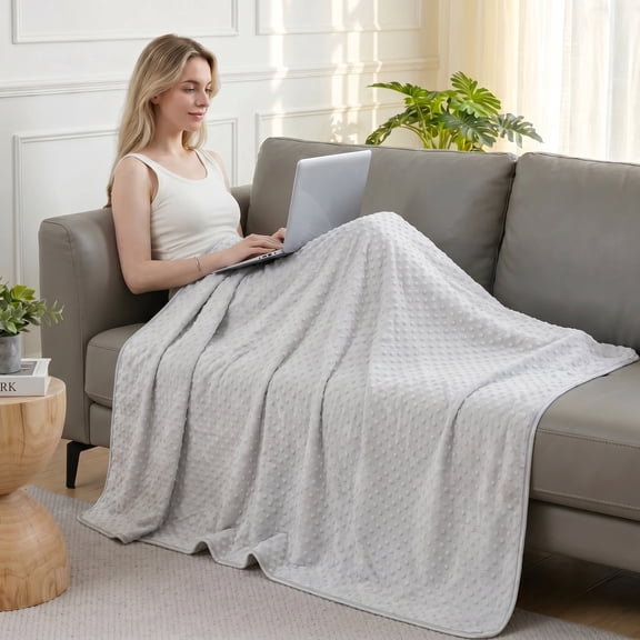 1 PC Summer cooling comfort soft blanket,Breathable and lightweight,Air blanket,Home sofa afternoon nap mat,Washable summer home decor blanket,Gray,King