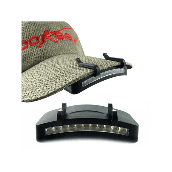 1 PC Super Bright LED Headlamp Clip On Cap Hat Torch For Outdoor Fishing Camping Multi Functional Fishing Camping Hunting Hiking And Exploration,Rechargeable