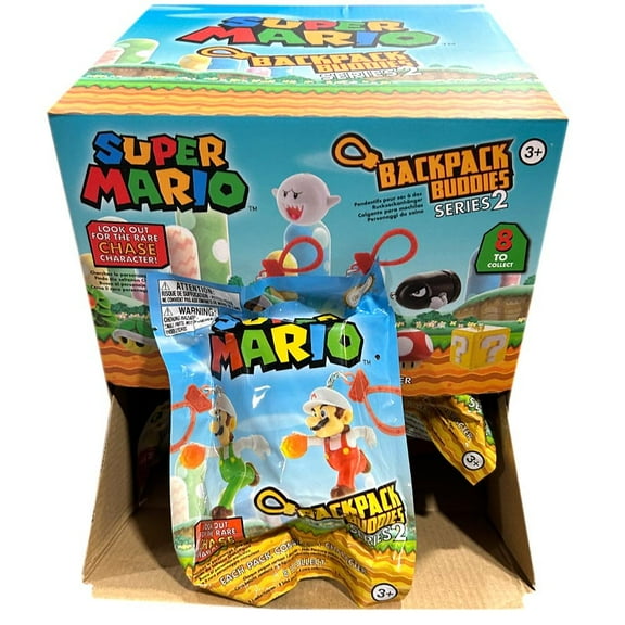 1 PC Super Mario Figure Hangers S2 Blind Pack-SHIP 1 PC RANDOMLY (NO RETURN)