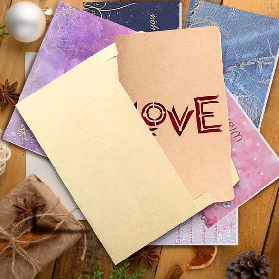 1 PC Thank You Card, Love Blank Thank You Gift Card for Teacher, Mom, Dad, Happy Appreciation Card for Him Her, Birthday, Thanksgiving, Valentin's Day Gift Card