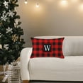 1 PC Throw Pillow Covers Christmas Pillow 12x20 Alphabe Pillow Cover