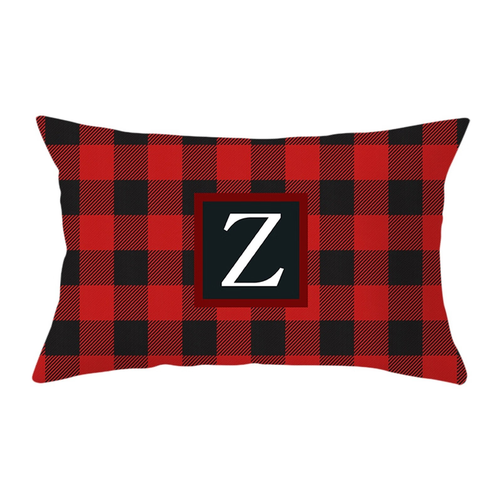 1 PC Throw Pillow Covers Christmas Pillow Case 12x20 Alphabe Pillow