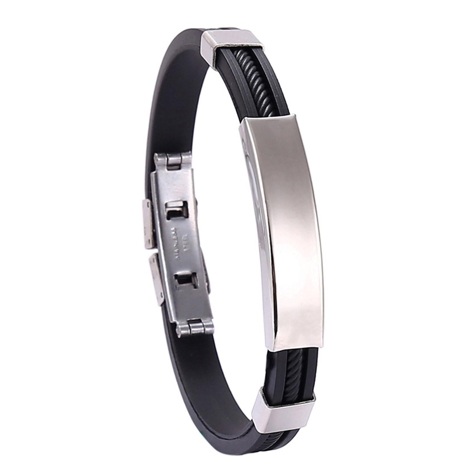 1 PC Titanium Detox LymphUnclog Wristband Men for