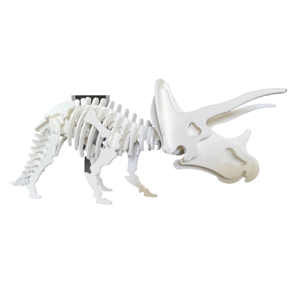 1 PC Triceratops dinosaur skeleton puzzle 3D printed