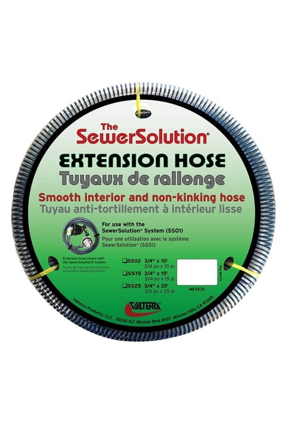 1 PC-Valterra SS02 Sewer Solution Extension Hose - 10 Ft