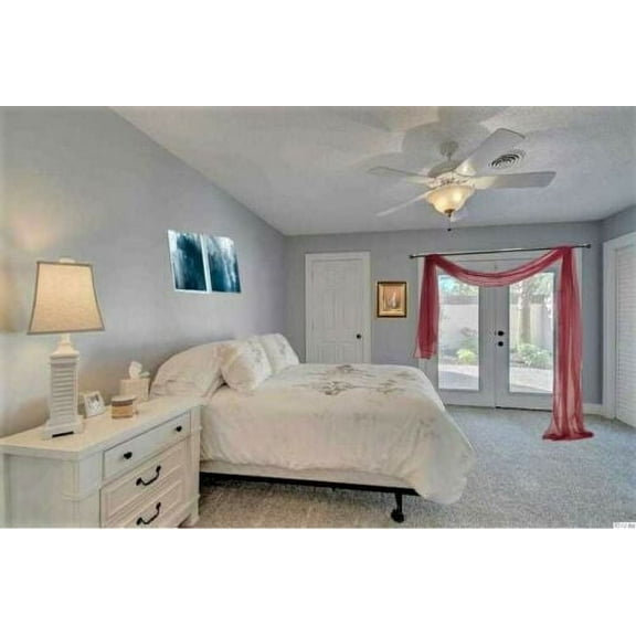 1 PC WINDOW SHEER VOILE SCARF VALANCE HOME EVENT PARTY WEDDING DESIGN ELEGANT DECORATIVE SHEER VALANCE DÉCOR HOME ROOM TOPPER LONG (37" X 216 " BURGUNDY)