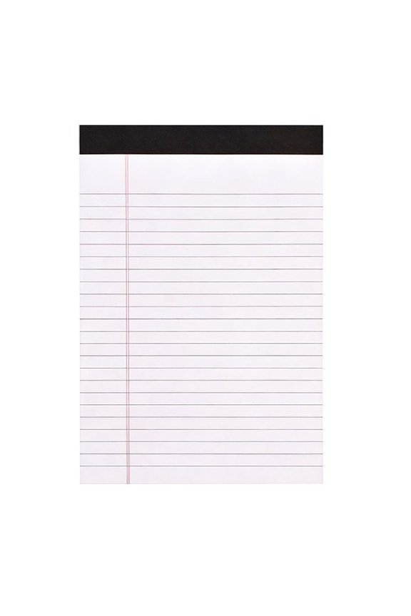 1 PC White Writing Notepad, 8.4×11.7 inch/5×8 inch Note Pads, Basic Wide Ruled Legal Tearable Notebook Sheets for Home, Perforated White Legal Notepads Lined Paperl, 50 Sheets Per Pad