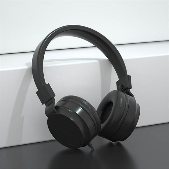 1-PC Wired Gaming Headset - Noise Cancelling Microphone, Foldable Designed, Soft Ear Cushions, Universals 3.5mm Jacks for PC, Laptop, Mobile Phone, Travel & Home Use