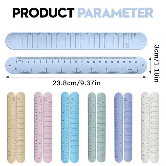 1 PC Writable Wrist Band, 9.37 x 1.18 inch Silicone Memo Wristbands, Notepad Wristbands, Waterproof Slap Bracelet Reusable Writable Erasable, Silicone Memo Wrist Bands for Planner Reminder