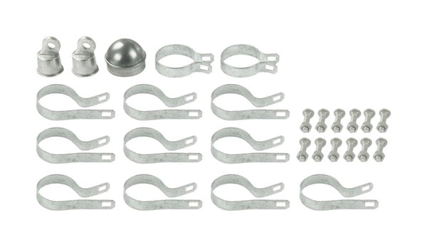 YardGard 3 in. H Steel Chain Link Fence Corner Post Kit YardGard 3 in. H Steel Chain Link Fence Corner Post Kit