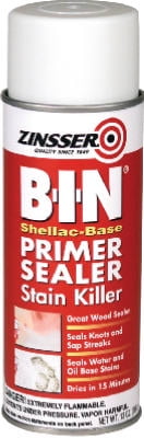 1 PC,Zinsser 1008 B.I.N. Aerosol Primer Sealer, 13 Oz