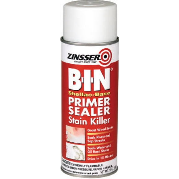 1 PC,Zinsser 1008 B.I.N. Aerosol Primer Sealer, 13 Oz
