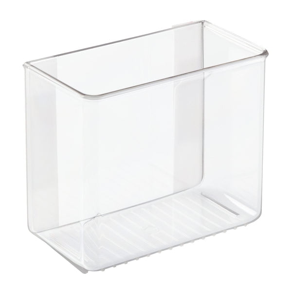Clear Plastic Wall Mount Cabinet Organizer, 3" x 6" x 5"