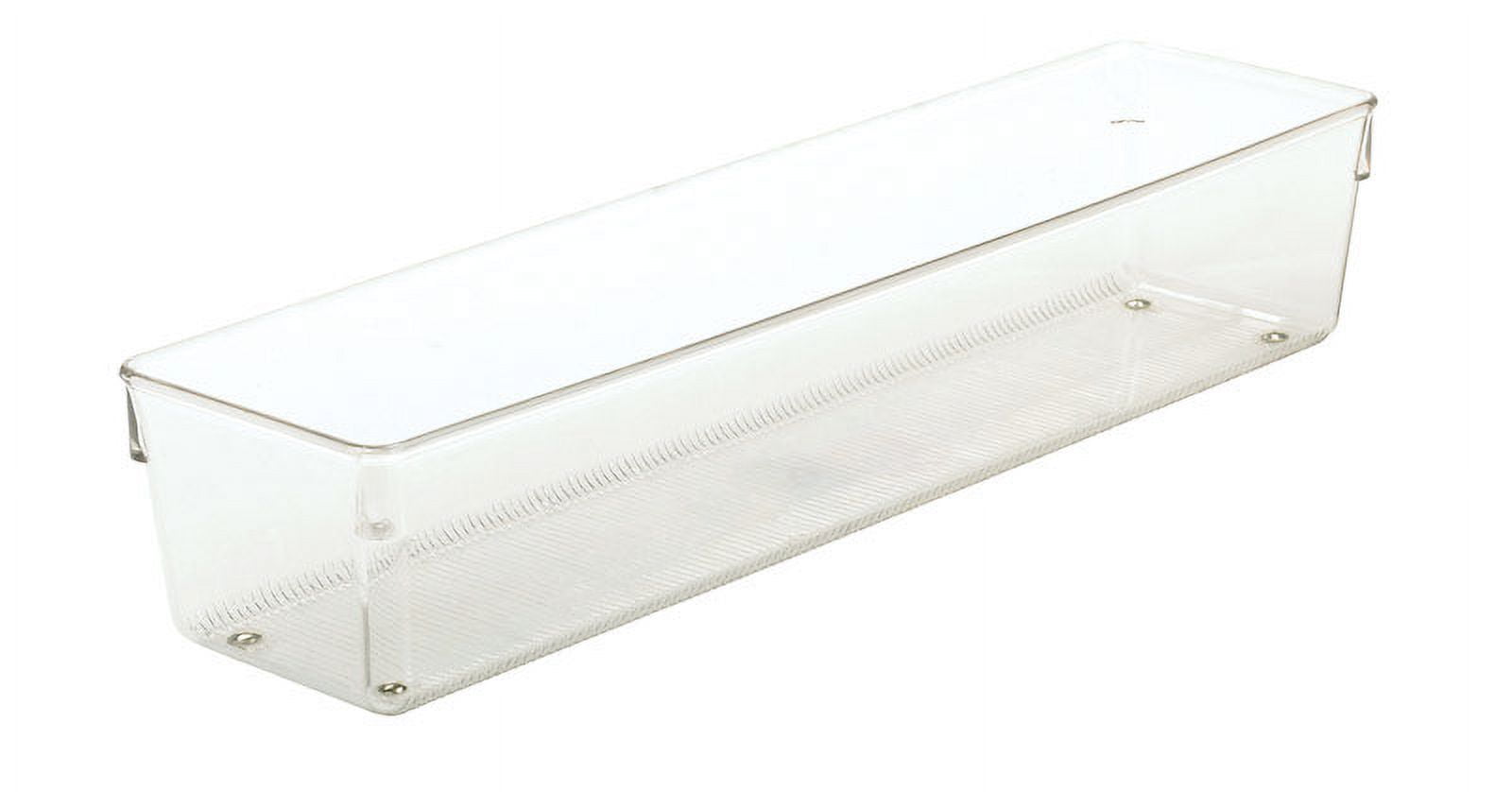 1 Pc, Idesign Linus 3 In. H X 4 In. W X 16 In. D Plastic Drawer Organizer