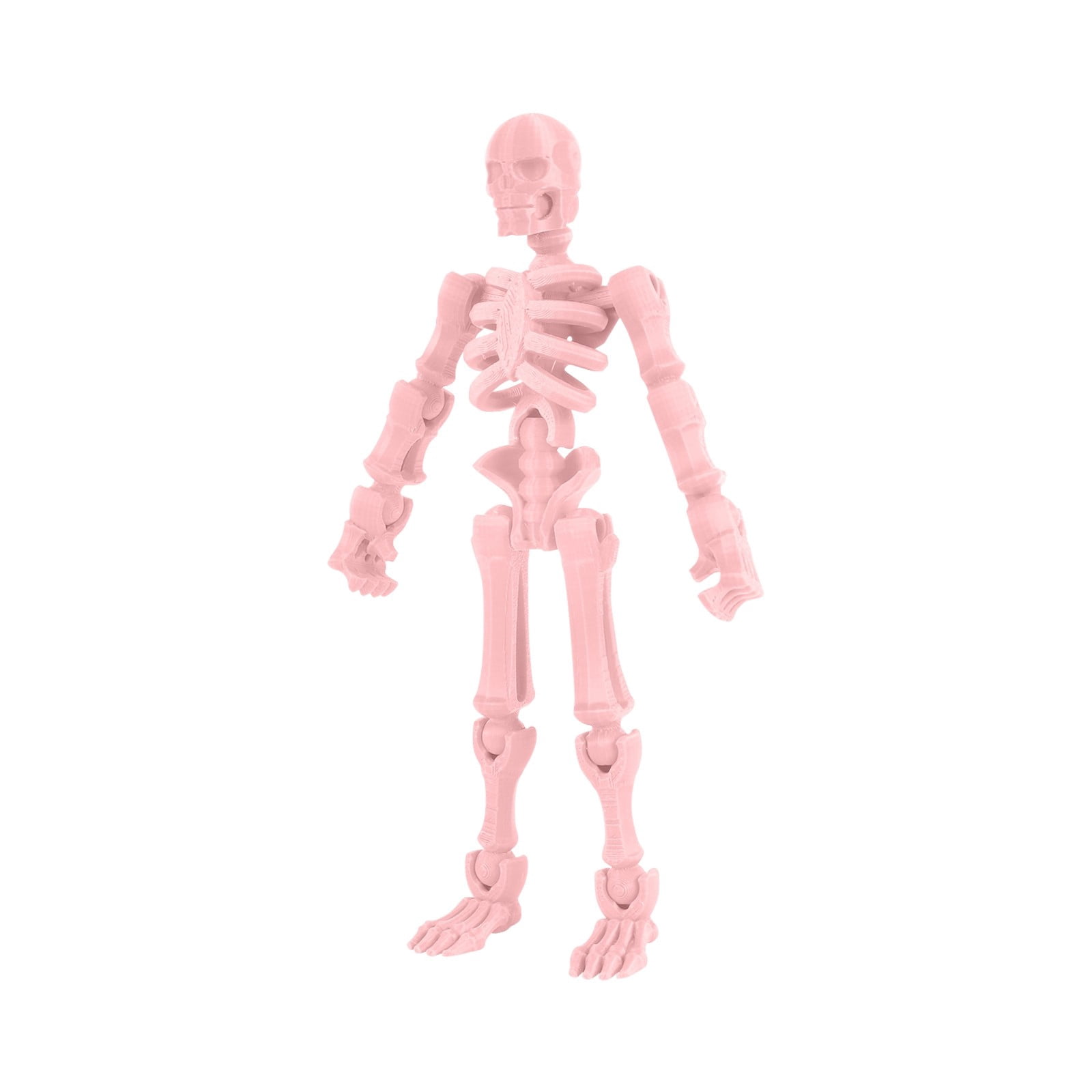 1 PCS 3D Printed Skeleton Figurines, 7 Inch Halloween Skeleton ...