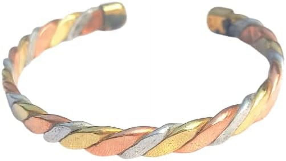 1 PCS 5 METALS PANCHDHATU KADA BRACELET KANGAN FOR MEN AND WOMEN