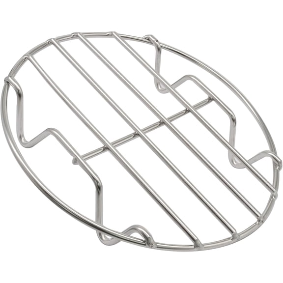 7" Stainless Steel Steamer Rack, 1 PCS, Round | Cooling Canning Baking Trivet for Dutch Oven Air Fryer Instant Pot, Pressure Cooker Accessories