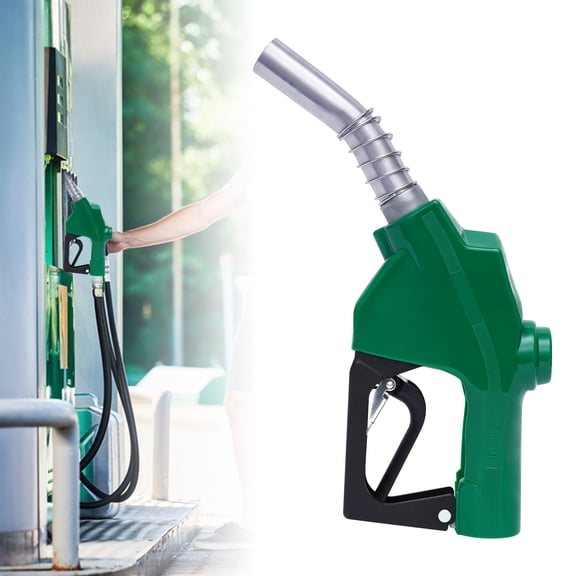1 PCS Automatic Fuel Nozzle- Auto Shut Off Diesel Nozzle| Refilling for Petrol Diesel Fuel(Green)