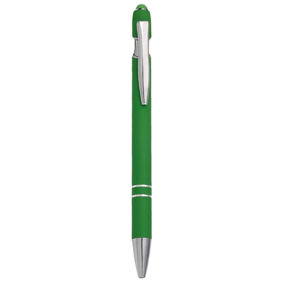 1 PCS Ballpoint Pen,2-in-1 Stylus Retractable Ballpoint Pen with Stylus tip,Stylus Pens for Touch Screens Stylus,Black Ink,Reusable 0.39x5.62 inch Ballpoint Pen for Office,College Supplies (Green)