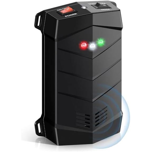 1 PCS Battery-Operated Ultrasonic Rodent Repellent, Mouse & Squirrel Deterrent for Car Engines, Garage, Attic & Indoor Use