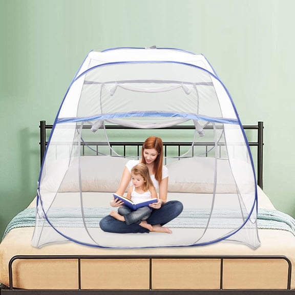 1 PCS Bed Canopy, Blue Bed Canopy, Mosquito Net
