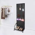 thumbnail image 1 of 1 PCS Black 60*35*170cm/23.62*13.78*66.93in Pegboard Display Stand, Merchandise Display Rack, Retail Pegboard Rack, 1 of 11