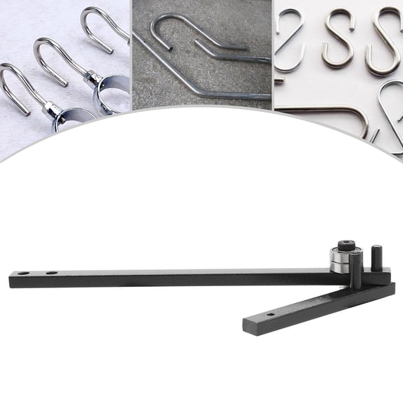 1 PCS Black Hand Bender, Bending Machine, Mini Flat Bar Rod Bender, widely applicable in sanitation, heating systems, underfloor heating, refrigeration
