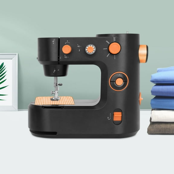 1 PCS Black Sewing Machine, Free-Arm, Super Utility Stitch Sewing Machine, 26.5*13*22.5cm/10.43*5.11*8.85in