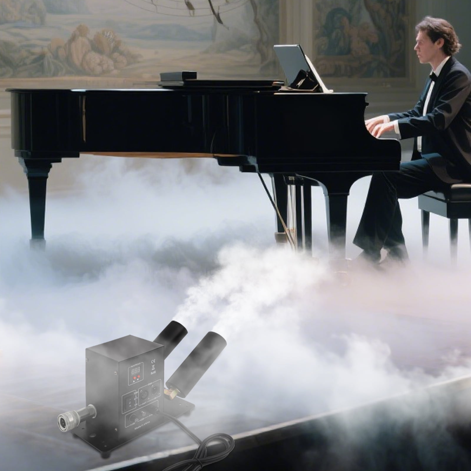 1 PCS CO2 Jet Machine, Dual Nozzles CO2 Fog Machine, Jet Fog Machine ...