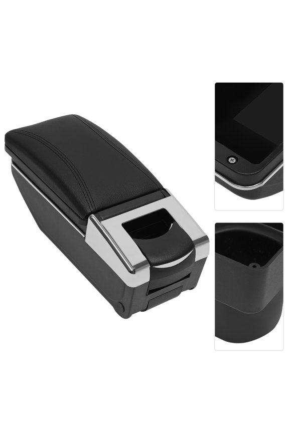 1 PCS Car Armrest Storage Box(Black), Only Available for Nissan Versa (4dr&5dr) 2007-2011 (2012 Versa Hatchback Only); For Nissan Tiida / Latio 2007-2011