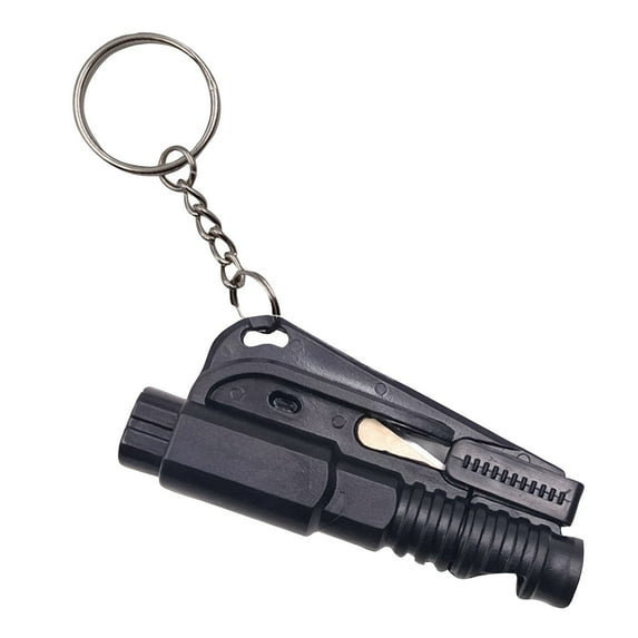 1 PCS Car Window Breaker Car Belt Cutter Keychain, Cars Belt Cutter and Glass Breakers with Survival Whistle, Emergency Escape Tool, Window Break Applicable 9 Color