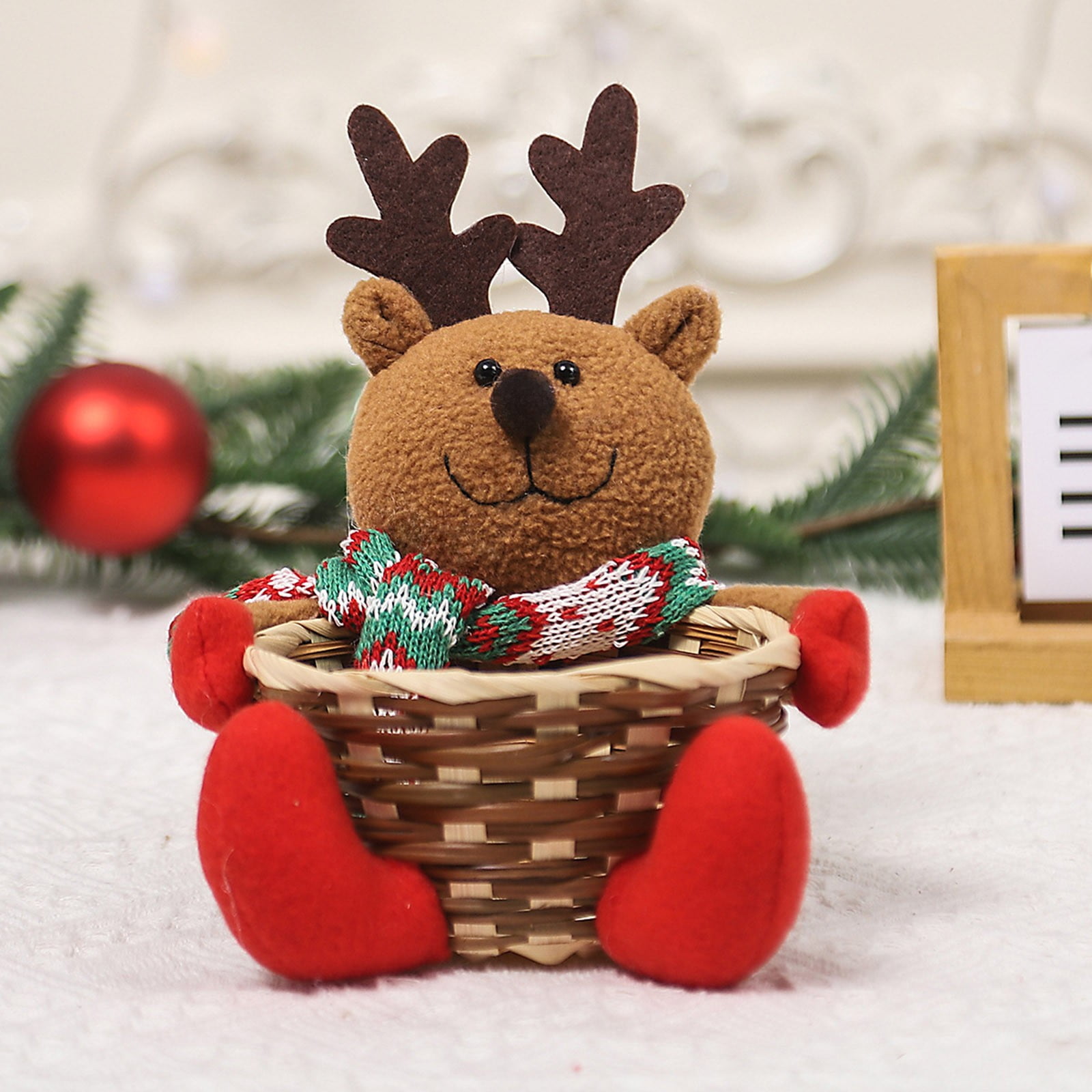 1 PCS Christmas Candy 1PCS Merry Christmas Candy Storage Decoration