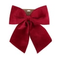 thumbnail image 1 of 1 PCS Christmas Red Velvet Bows, 10.24" Long by 7.87" Height Decorative Christmas Bows for Wreath Garland Tree Decor, Indoor Outdoor Holiday Decorations, 1 of 9