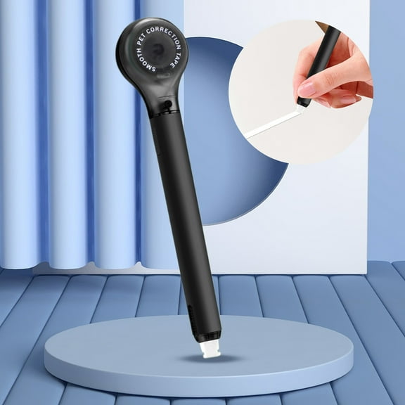 1 PCS Correction Tape Pens, White-Out Applicator with Protective Cover, Smooths Ink Tape, Correction Tape Pen Correctional Ink Tape Push Pull Protective