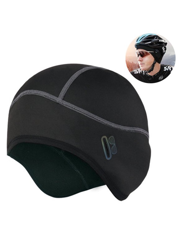 1 PCS Cycling Hat Caps for Under Helmet Men Women with Windproof Thermal , Motorcycle Helmet Liner Cycle Cap Cover for Outdoor Sp
